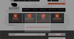 Desktop Screenshot of blacksheeppromotions.com